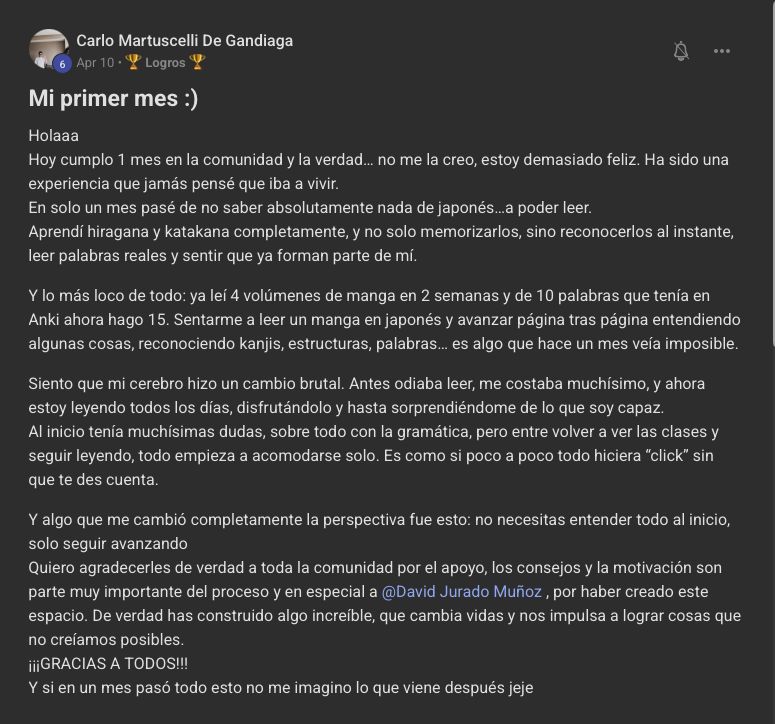 Testimonio Carlo Martuscelli