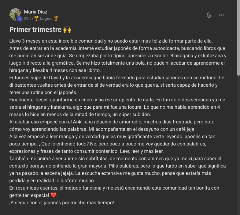 Testimonio María Díaz