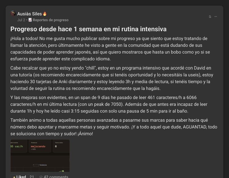 Captura del testimonio de Ausiàs Siles en Skool